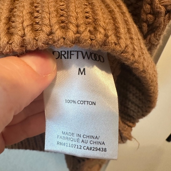 NWT Driftwood Brown Knit Cardigan Sweater - Picture 7 of 8